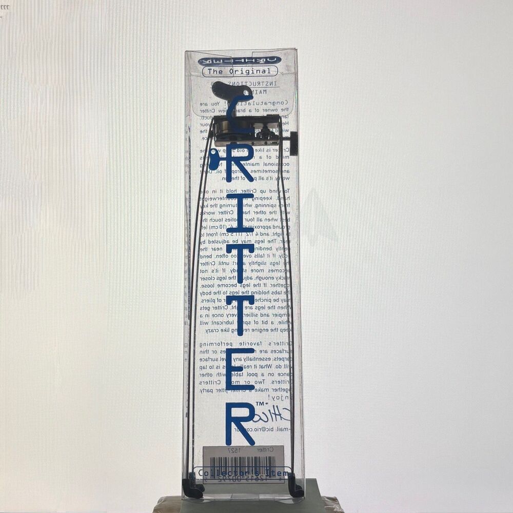 Kikkerland CRITTER wind-up toy designed by Chico Bicalho. MIP.